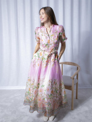 Hale Bob Haley Long Dress Pink