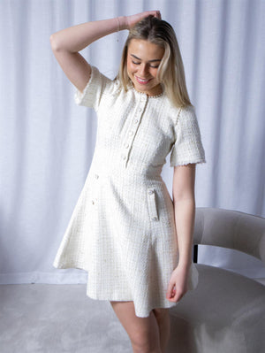 Hale Bob Maxine Dress Ivory