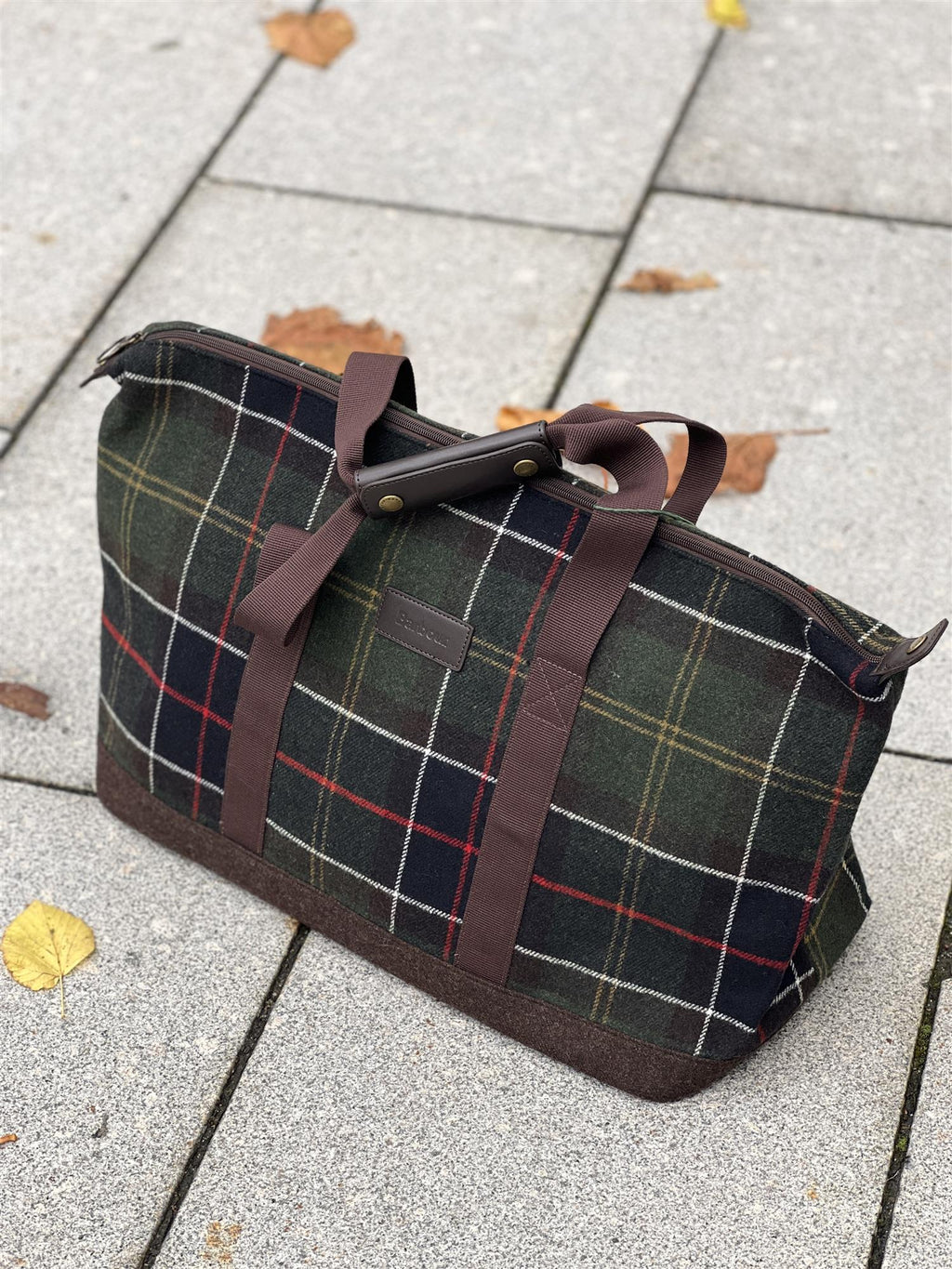 Barbour Cree Tartan Holdall Grønn