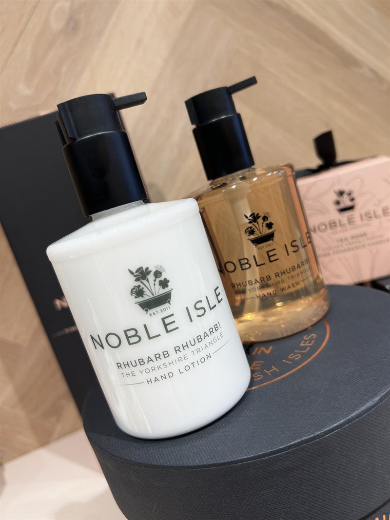 Noble Isle Hand Lotion Rhubarb