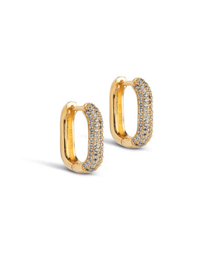 Enamel Hoops Sparkling Square