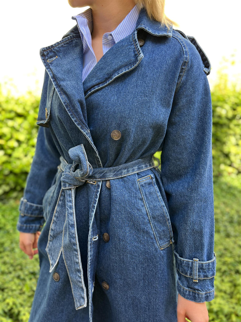 Lexington Angelina Denim Trench Coat