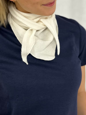 Christian Aks Mina Merino Scarf Eggshell