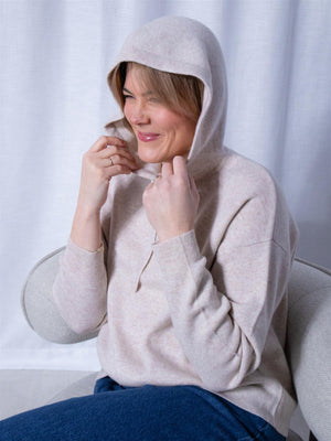 Davida Oversize Hoodie Light Beige