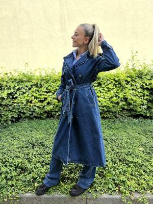 Lexington Angelina Denim Trench Coat