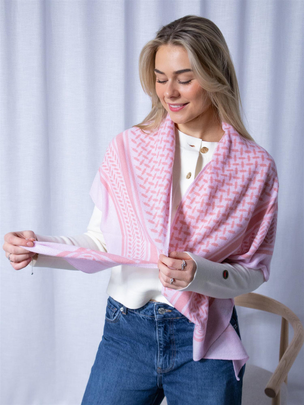 Lala Berlin Triangle Trinity Cashmere light rose