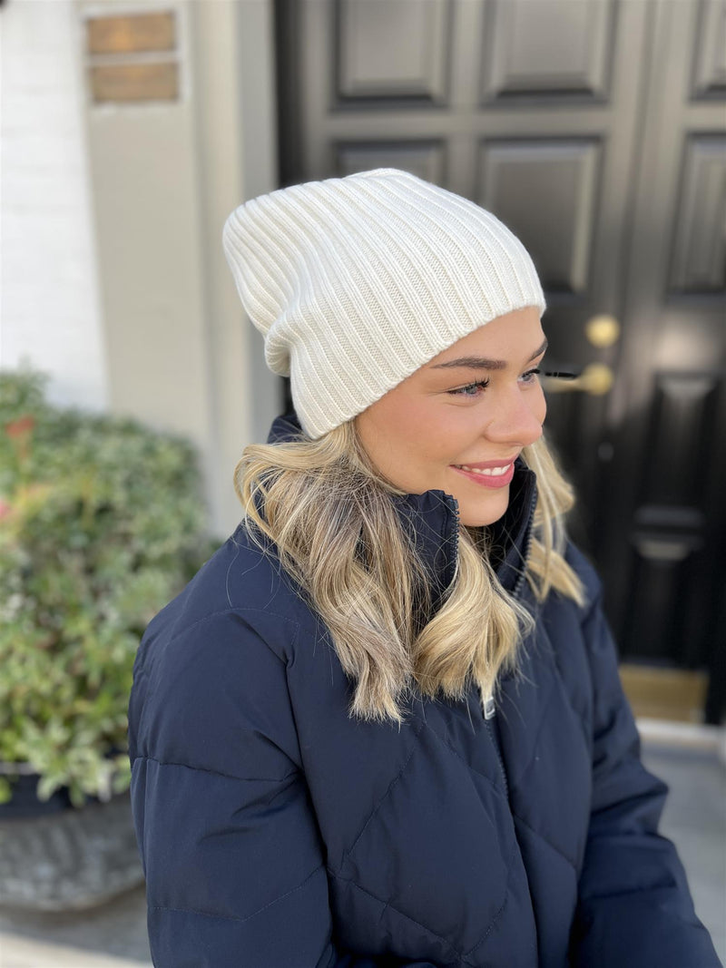 Henderson Soft Rib cap Winter White