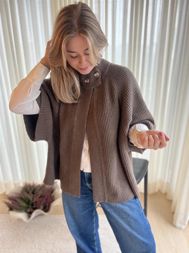 Natura Cashmere Ornella Cardigan Brown