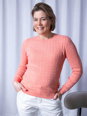 Lexington Organic Cotton Cable Knitted Sweater