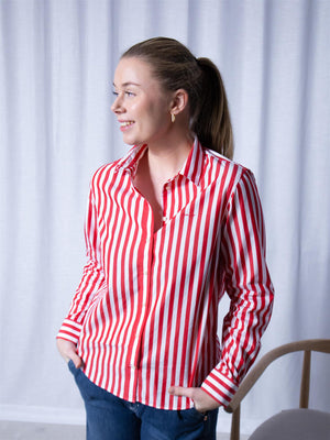 Gant Reg Poplin Wide Striped Shirt