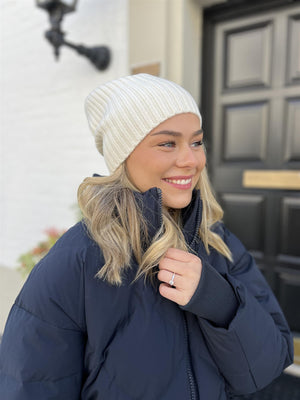 Henderson Soft Rib cap Winter White