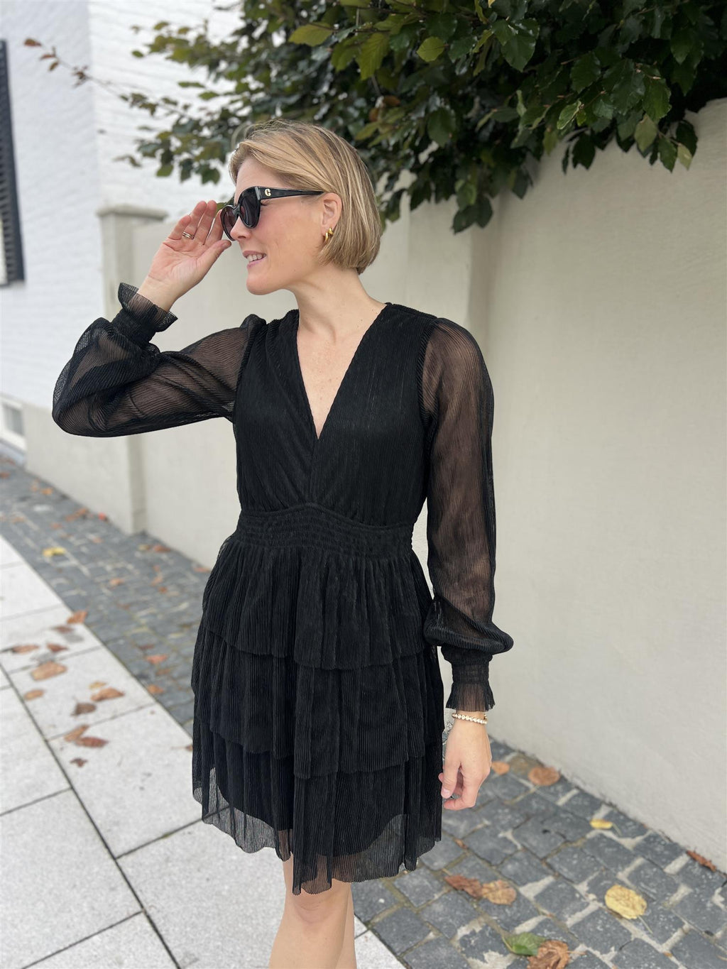 Hale Bob Bianca Dress Black