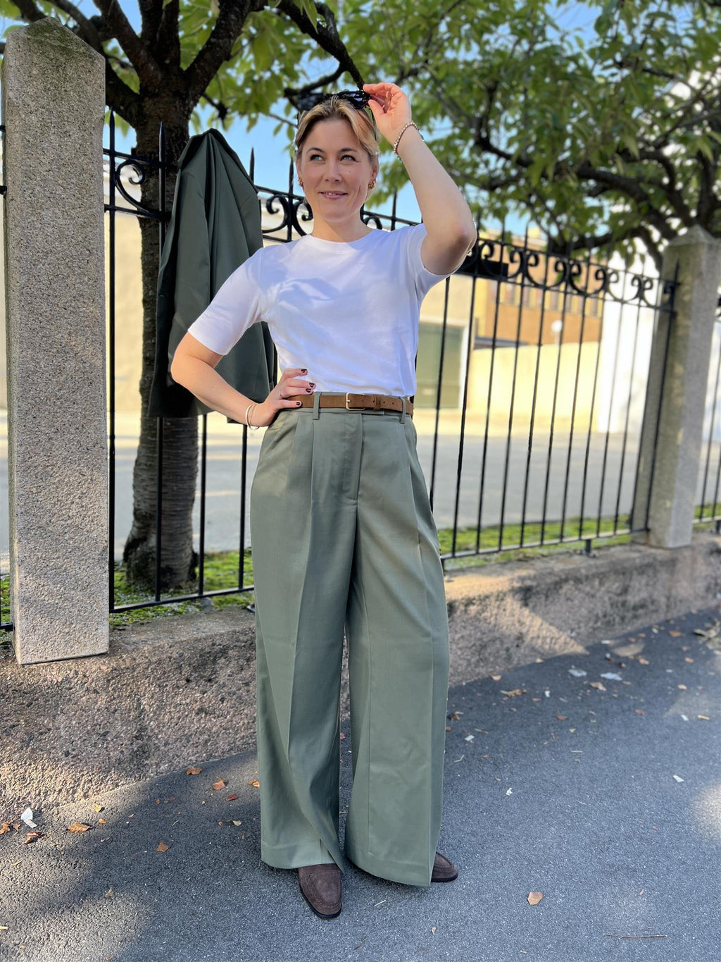 Camilla Pihl Ava Trouser Olive