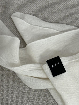 Christian Aks Mina Merino Scarf Eggshell