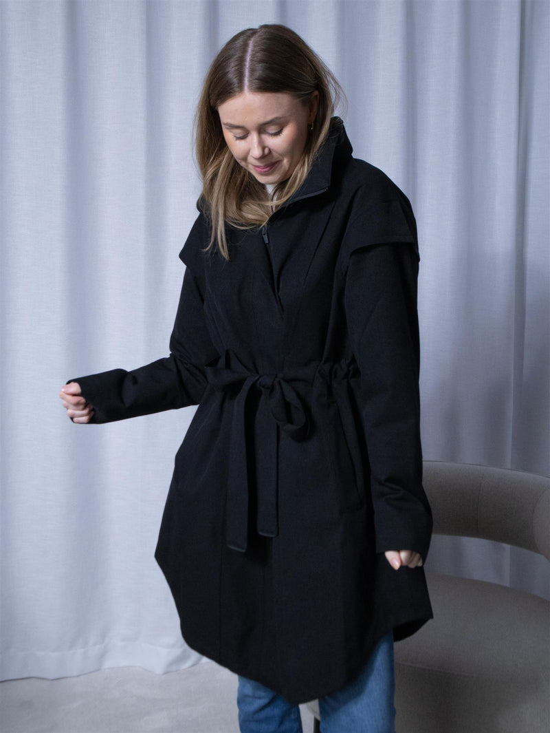 BRGN Monsun Coat New Black