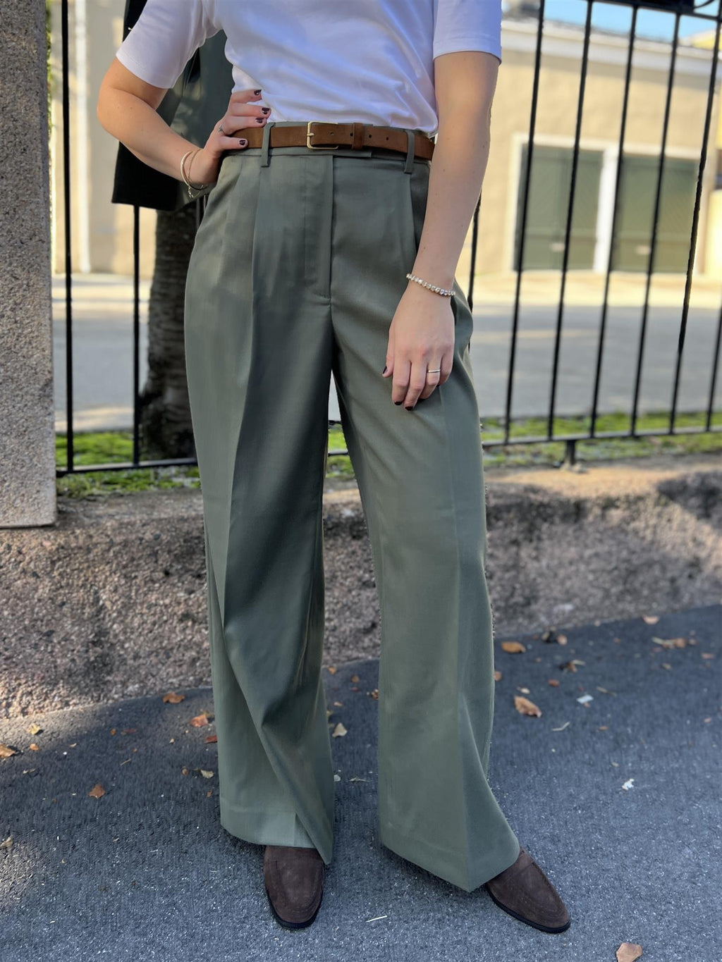 Camilla Pihl Ava Trouser Olive