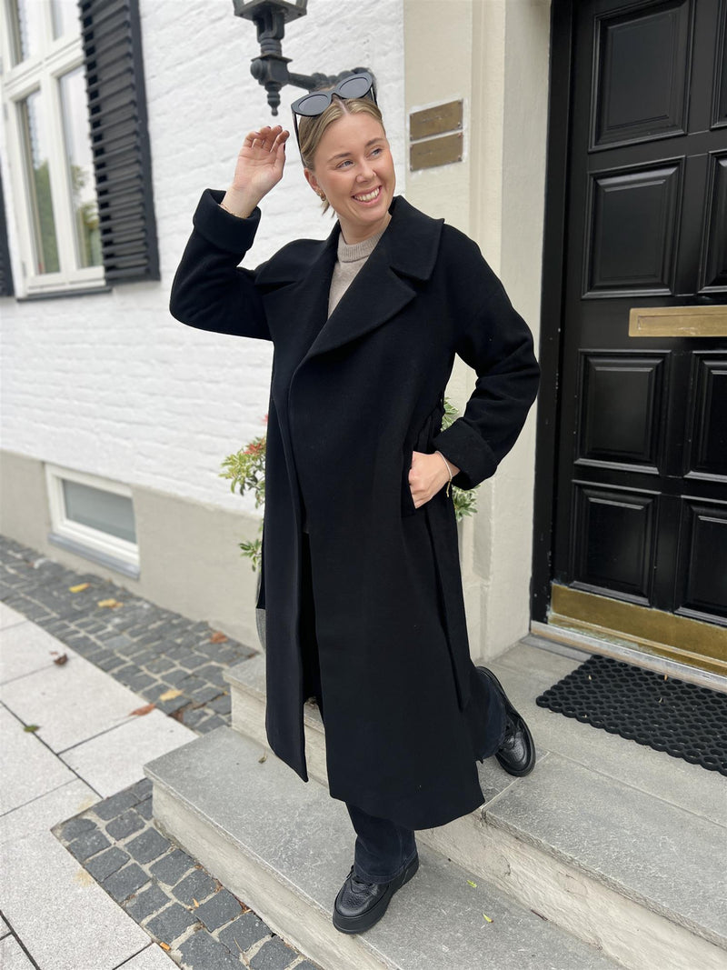 Ella&il Adele Coat Black