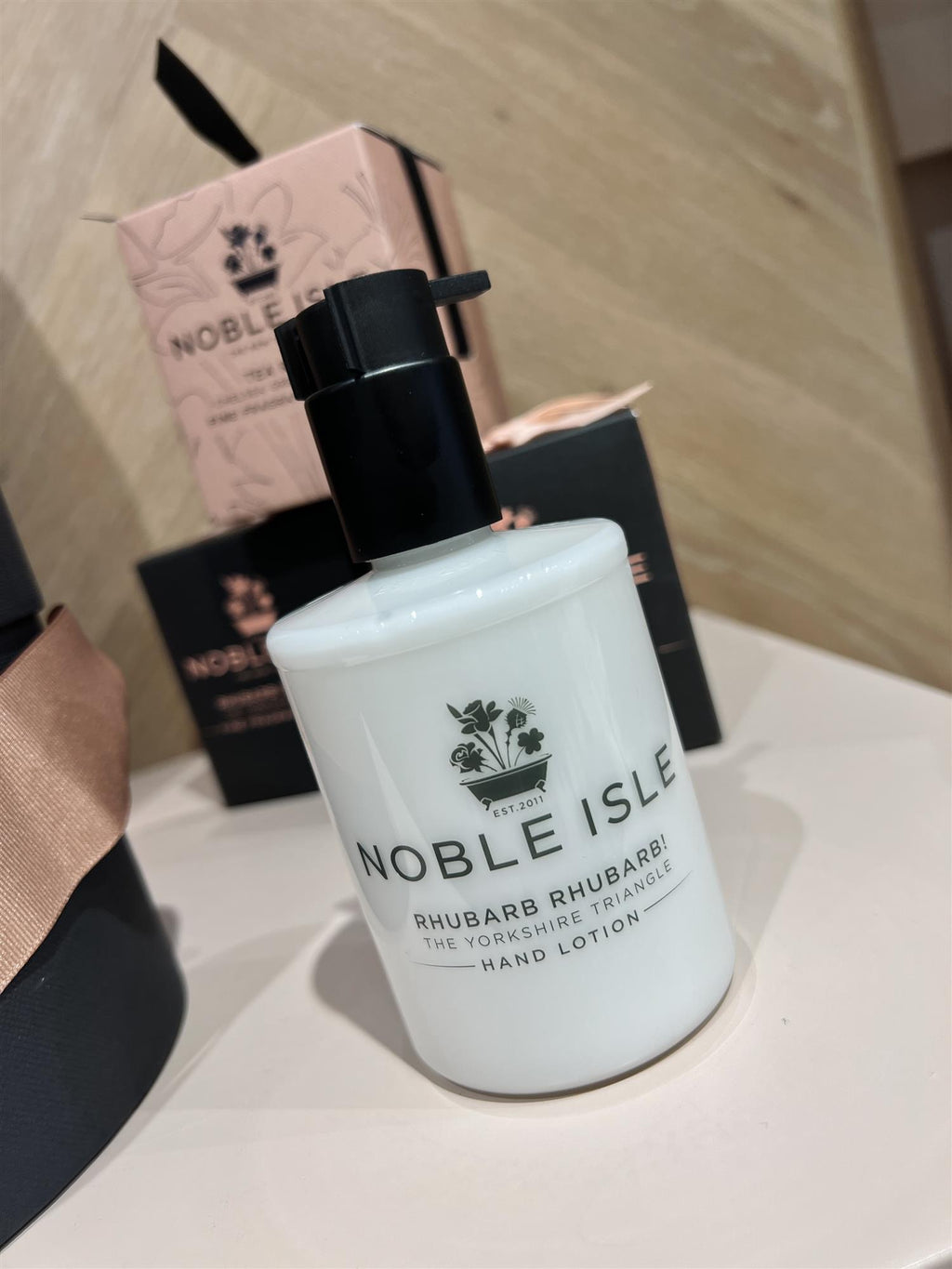 Noble Isle Hand Lotion Rhubarb