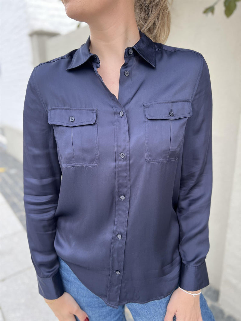 Gant Reg pocket shirt Persian blue