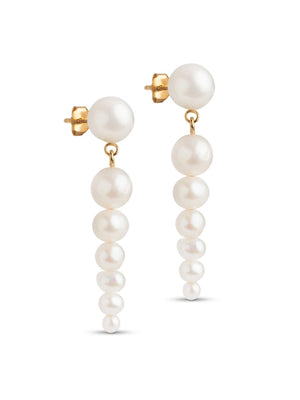 Enamel Earring Carmen Pearls