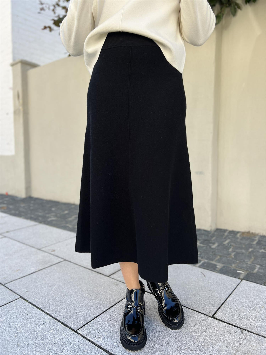 Christian Aks Valeria Merino skirt Black