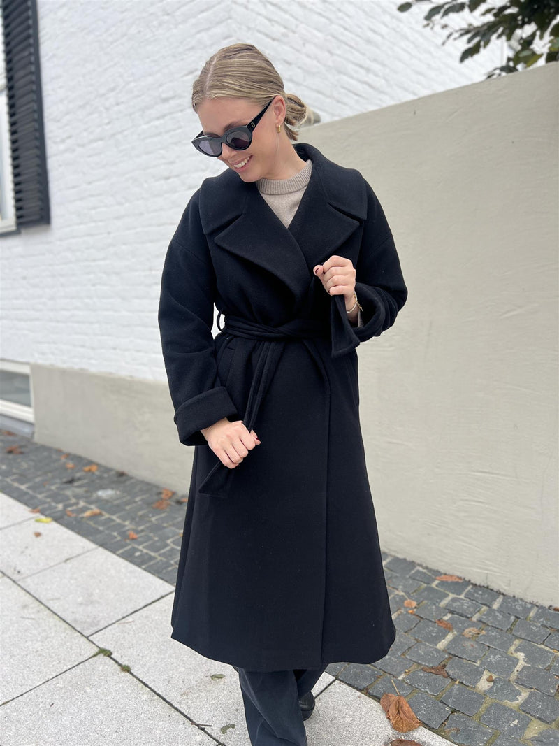 Ella&il Adele Coat Black